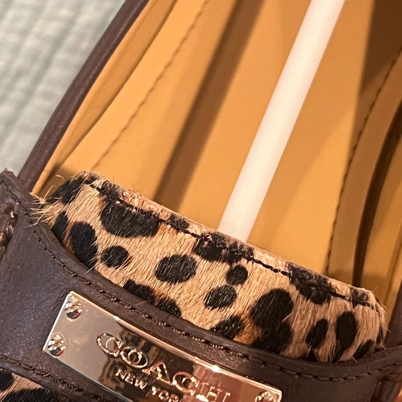Coach Fredrica Leopard Haircalf ballet flat Women’s size 9 M BRAND NEW orig box - Picture 3 of 5